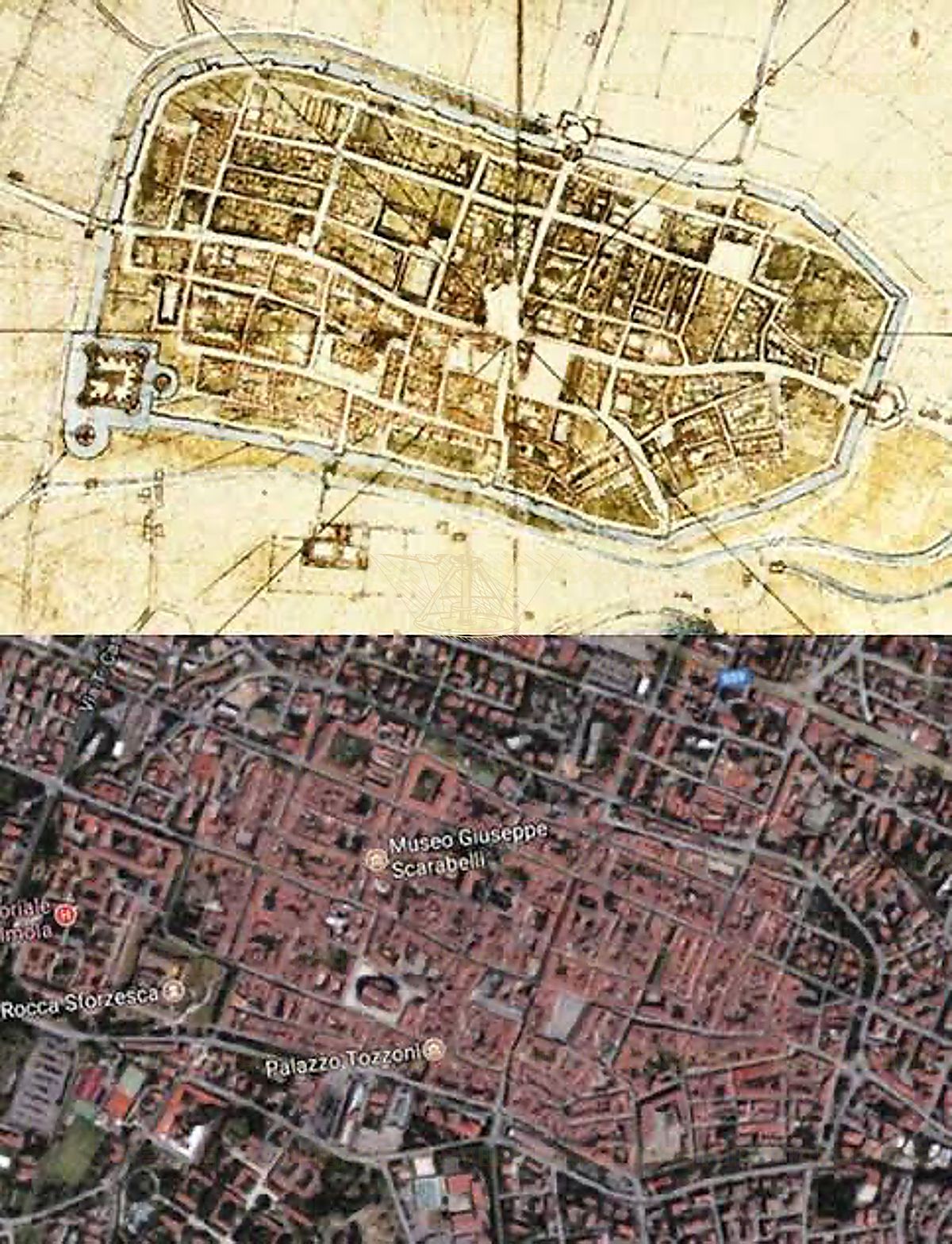 《意大利地图》 Carta dell’Italia centrale