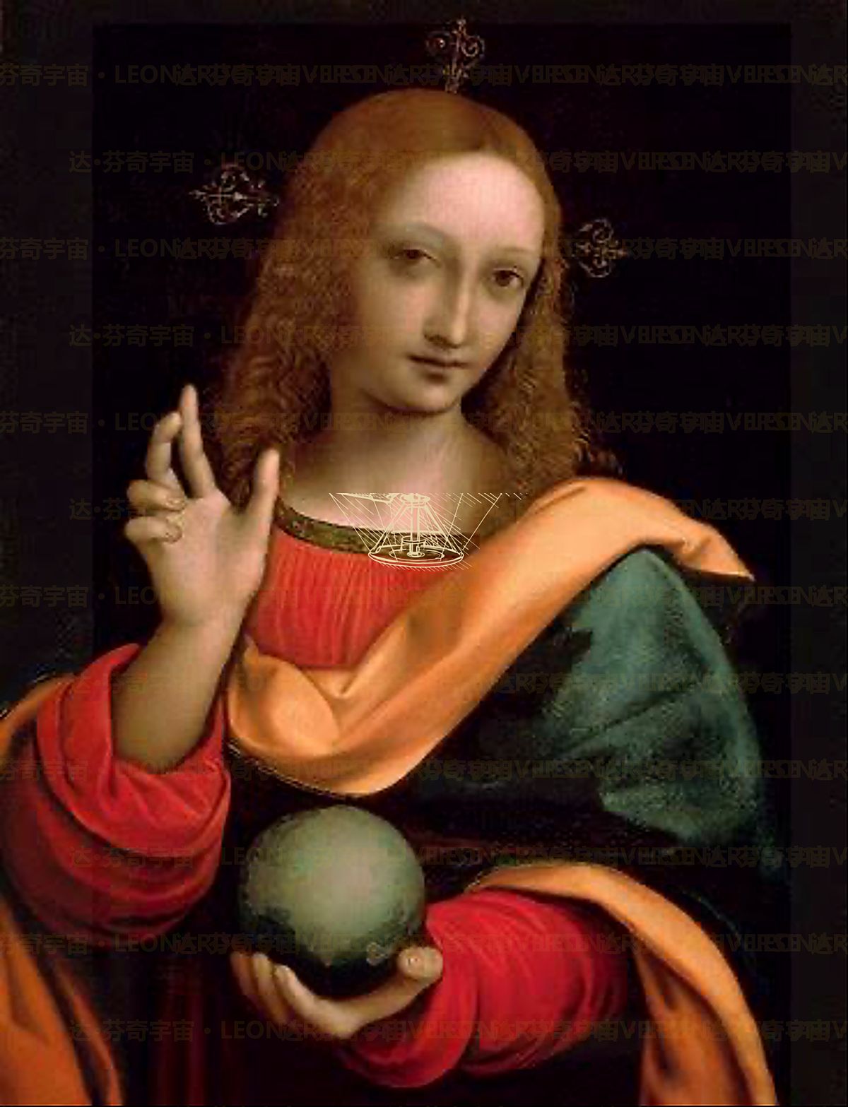 《达·芬奇哲学思想》 Pannello: il pensiero filosofico di Leonardo