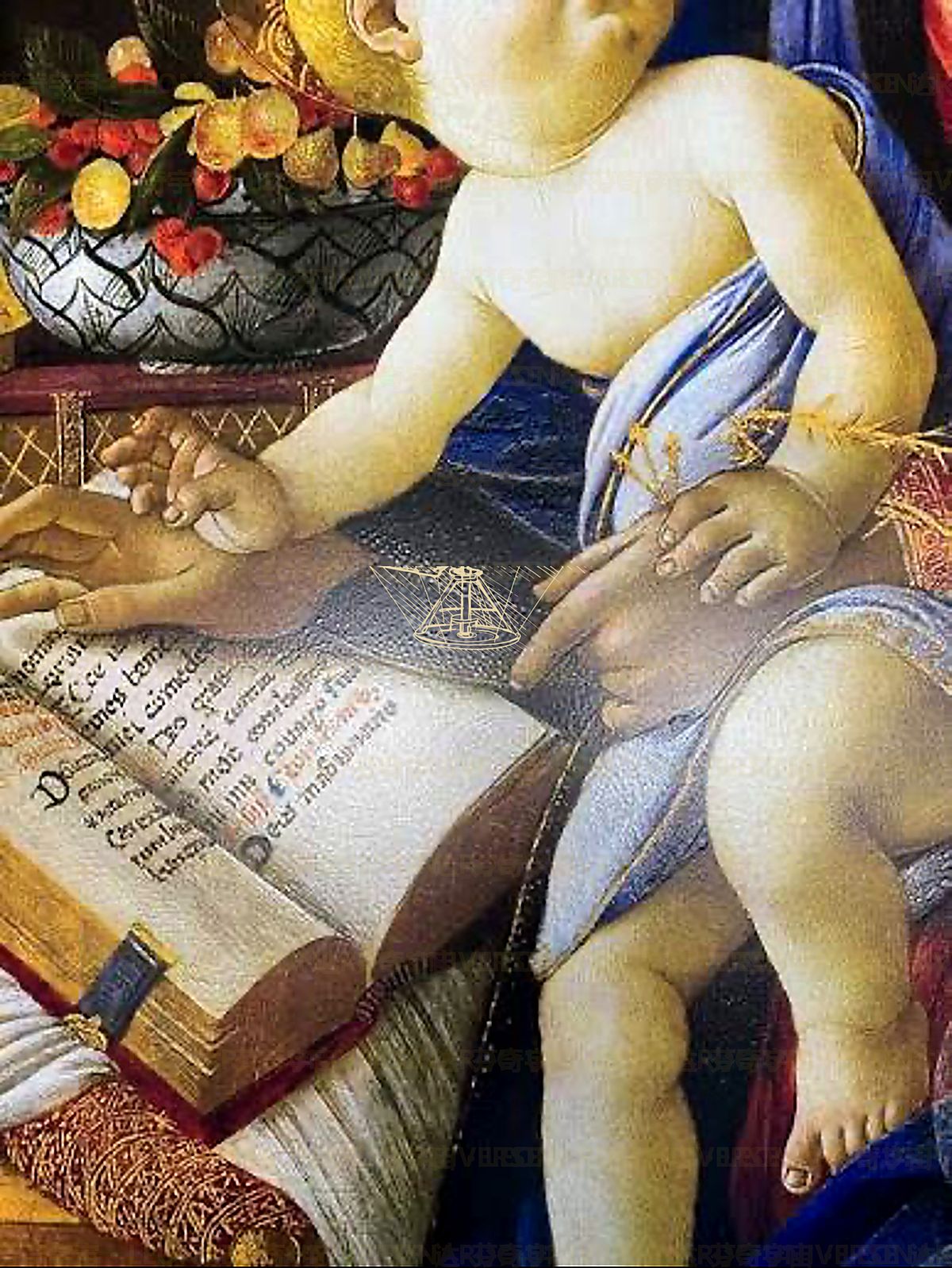 《圣安娜复制》 Replica Sant’Anna e la Vergine (bottega leonardesca)