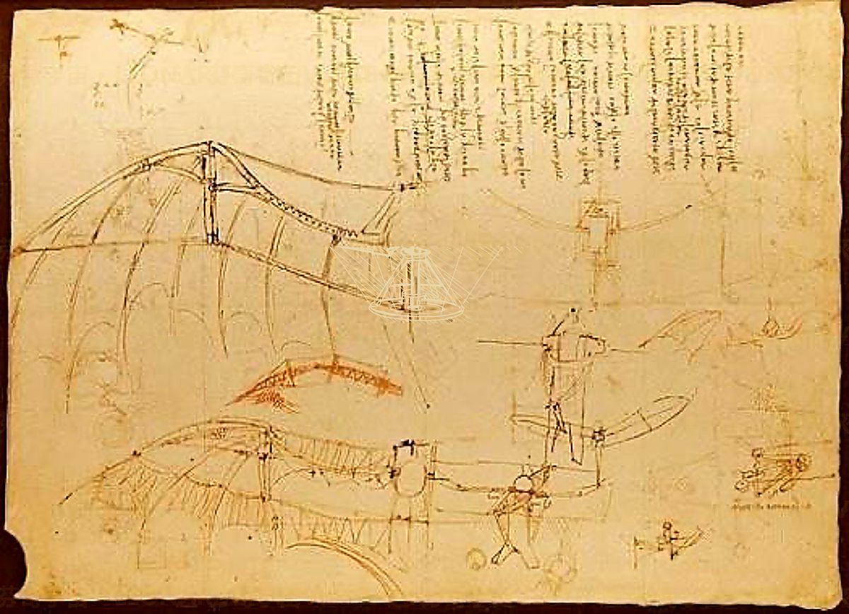 《自旋双螺旋飞行器》 Macchina volante a vite doppia