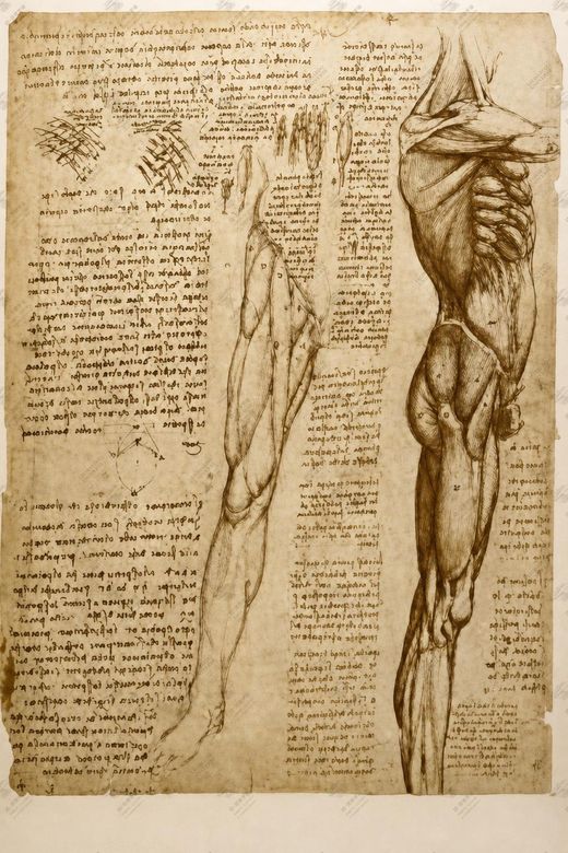 《肌肉系统图》 Muscolatura del corpo umano