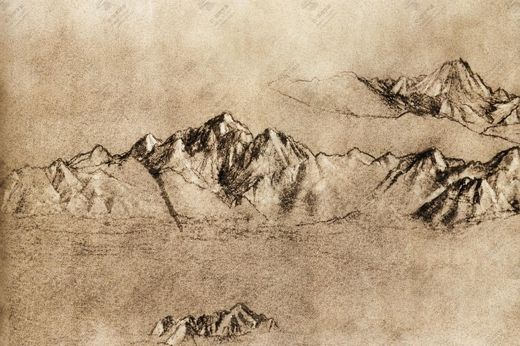 《山体结构图》 Struttura delle montagne