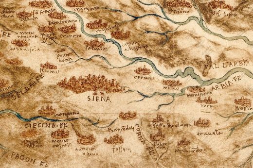 《法国地形图》 Carta topografica di Francia