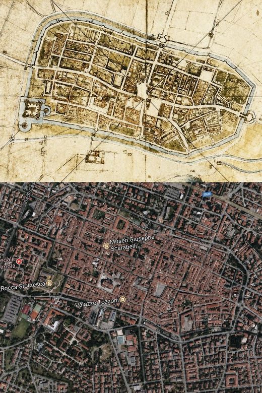 《米兰城图》 Pianta di Milano
