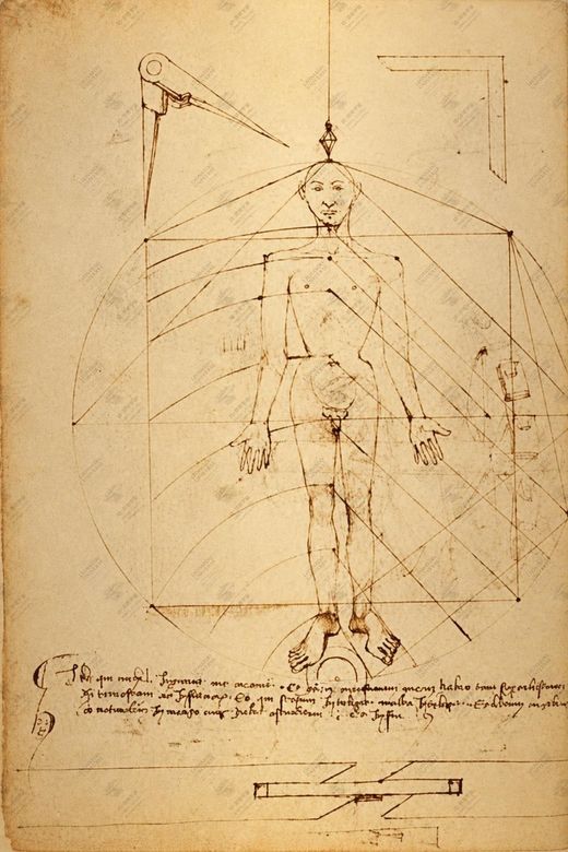 《人体与宇宙比例》 L’uomo come microcosmo