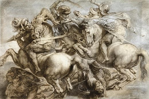 《安吉亚里战役草图》 Studio per la Battaglia di Anghiari (Peter Paul Rubens)
