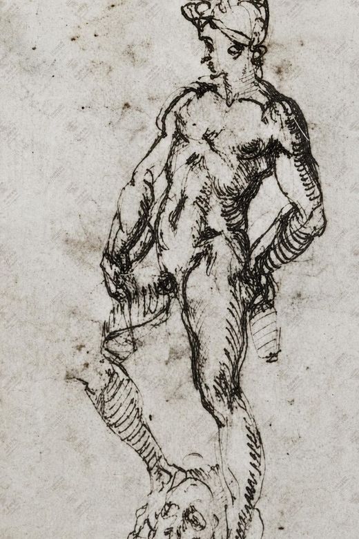 《大卫像草图》 Studio per il David (Michelangelo)