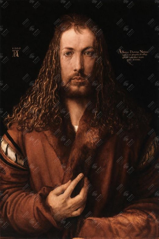 《自画像》 Autoritratto di Dürer