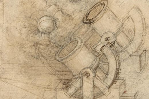 《机械设计图》 Studi meccanici (Leonardo–Dürer confronto)