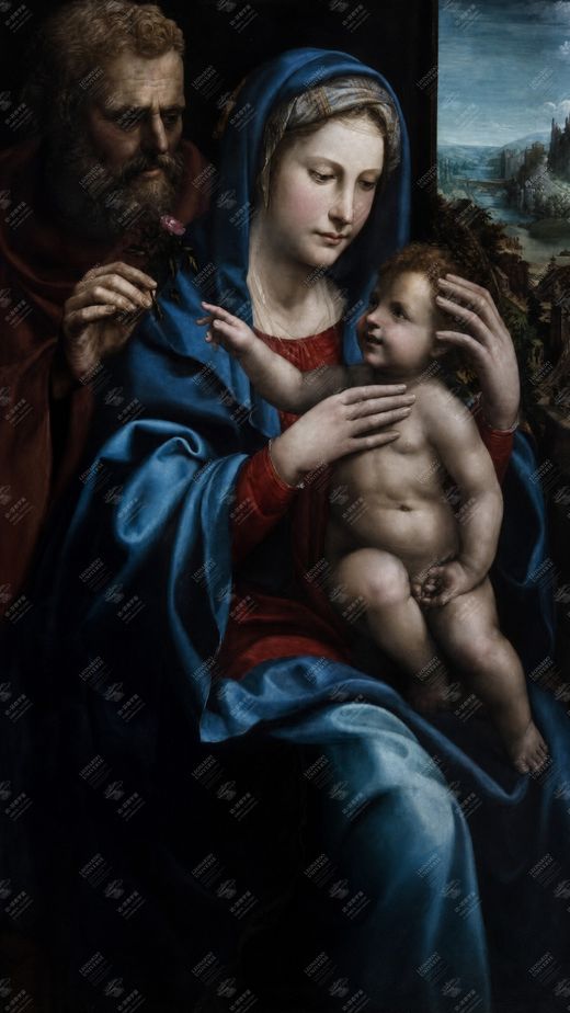 《圣母与约瑟》 Sacra Famiglia – derivazione leonardesca