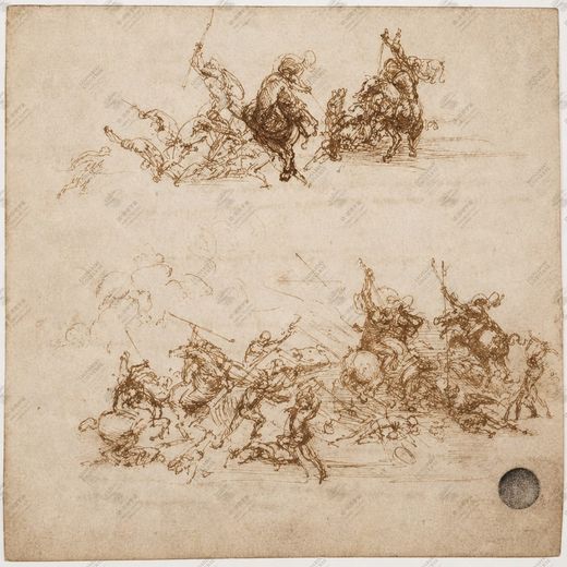 《战斗场景》 Studio per la Battaglia di Anghiari