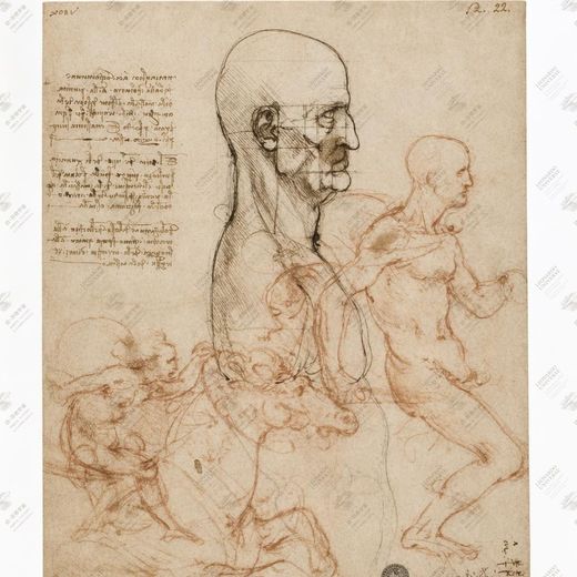 《动势人物研究》 Studio di figura in movimento