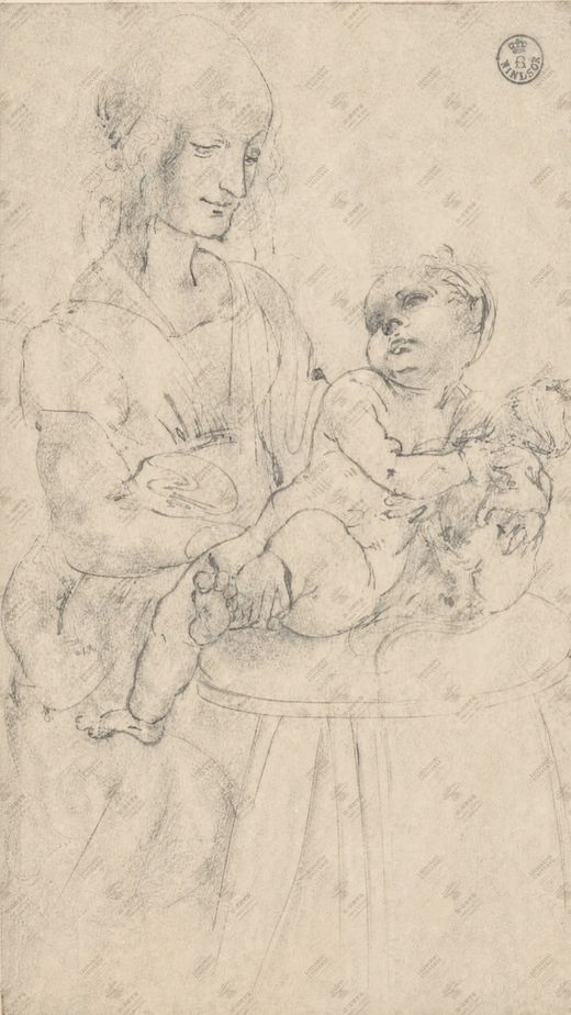 《母与子姿态研究》 Studio di composizione madre-figlio